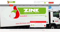 Desktop Screenshot of feinkost-zink.servicebund.de