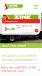 Mobile Screenshot of feinkost-zink.servicebund.de